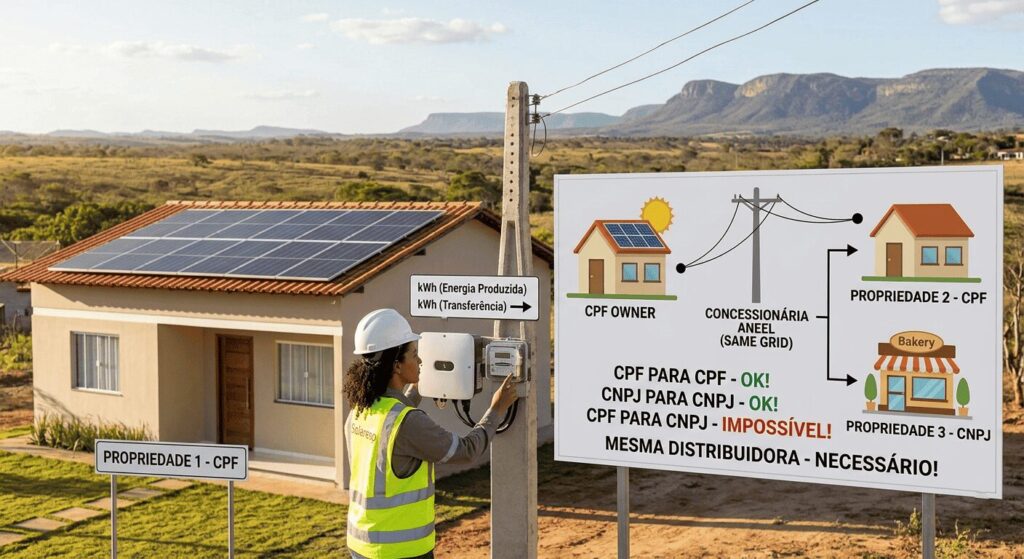 Transferir Energia Solar