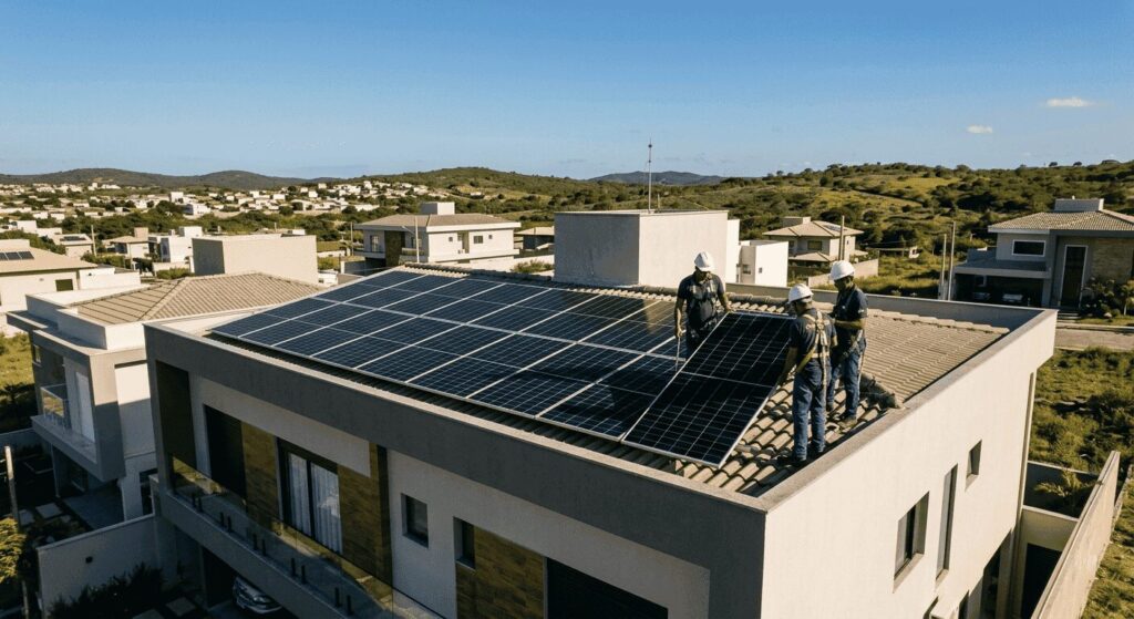 Energia solar na cidade de Antonina do Norte