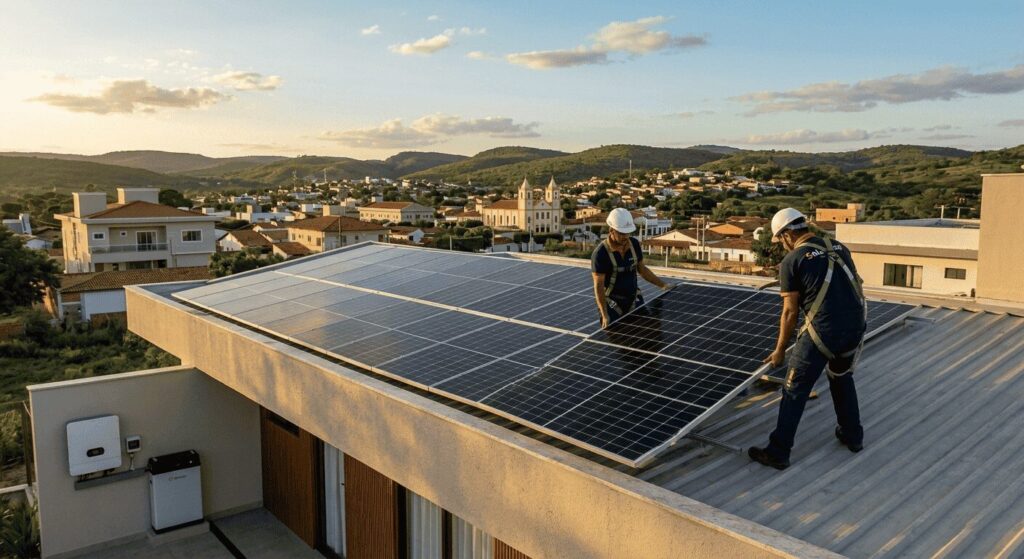 Energia solar na cidade de Araripe