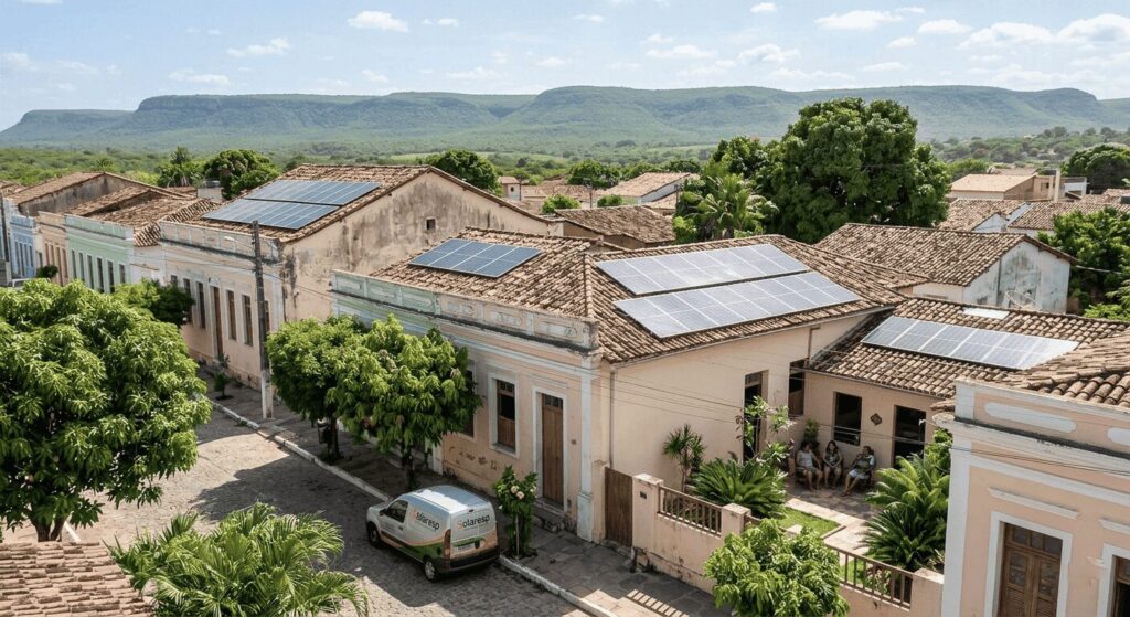 Energia solar na cidade de Barbalha