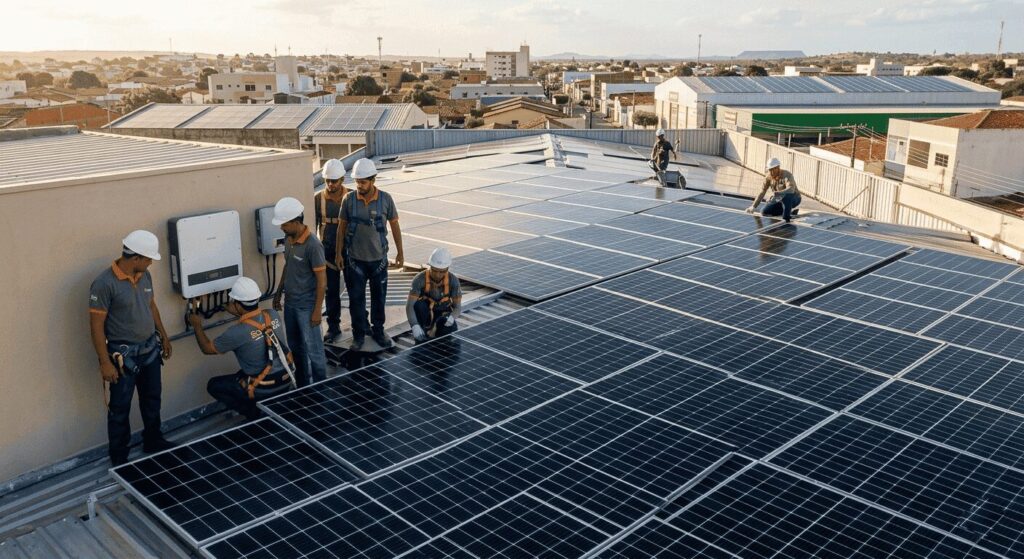 Energia solar na cidade de Iguatu