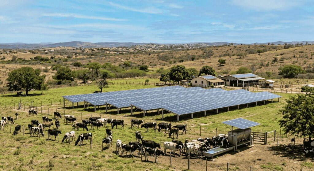 Energia solar na cidade de Jaguaretama