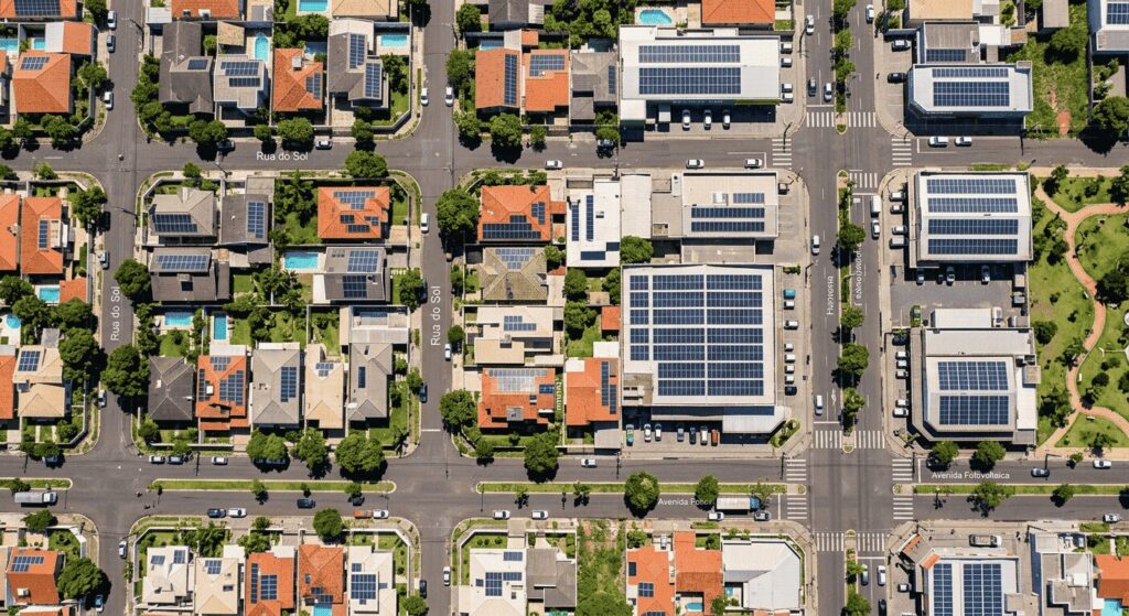 Energia solar na cidade de Baixio