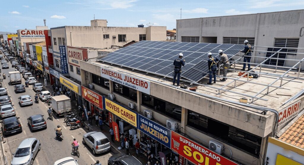 Energia solar na cidade de Campos Sales