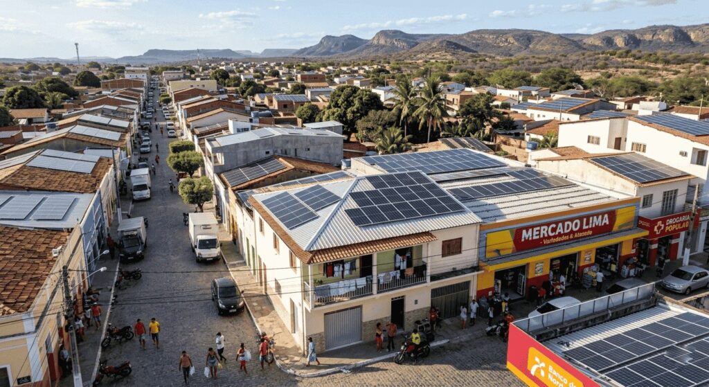 Energia solar na cidade de Caririaçu