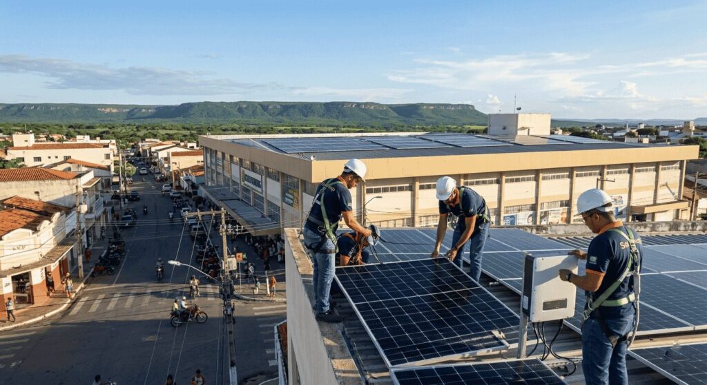Energia solar na cidade de Crato